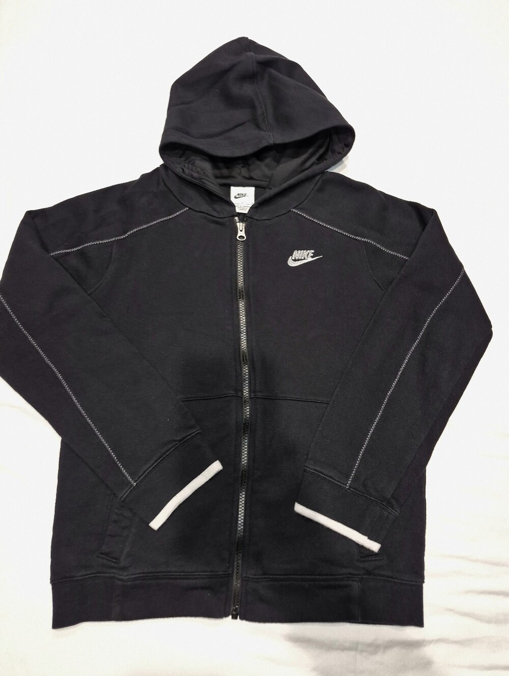 Girls Size Large Nike Zip Up Hoodie